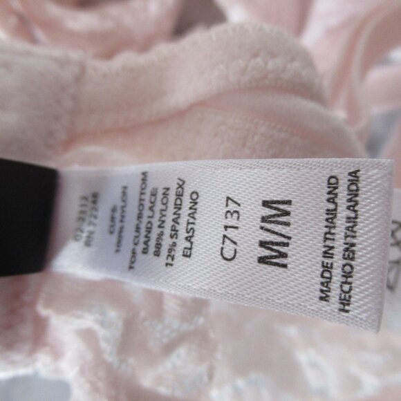 Felina Bralette M Medium Pink Lace Wireless - Picture 4 of 4